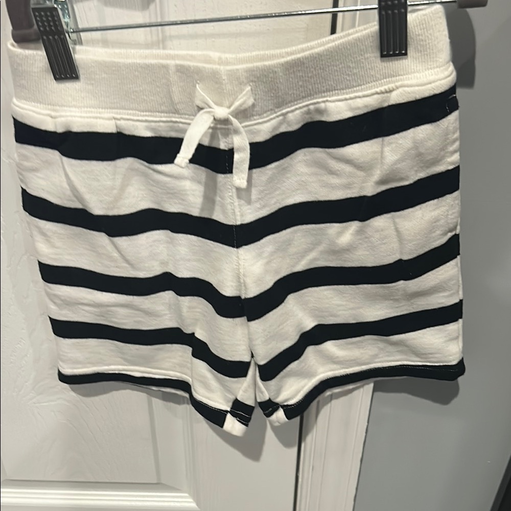 Striped Black and White Janie and Jack shorts